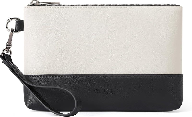 CLUCI Wristlet Wallet for Women Large Capacity Leather Clutch Purse Slim Ladies Travel Credit Card Holder Phone Organizer - Image 1